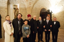 Chieti. al centro il Protopresbitero Anatoliy Grytskiv del Patriarcato Ortodosso di Costantinopoli.